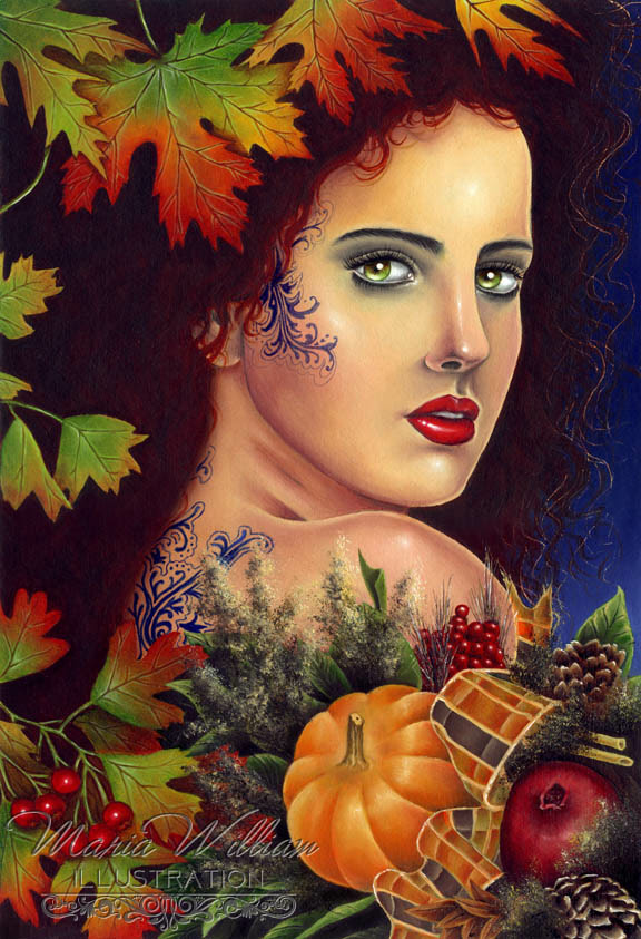The Art Of Maria J. William - Night Bloom: Fall